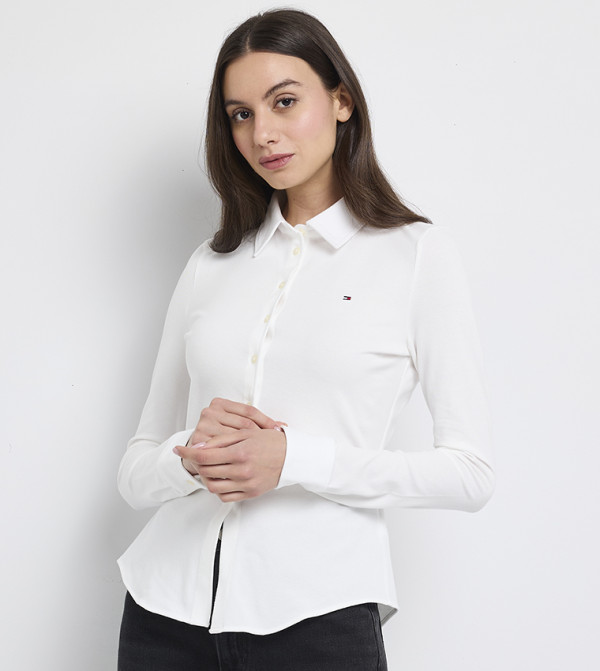 1985 Logo Detail Slim Fit Shirt