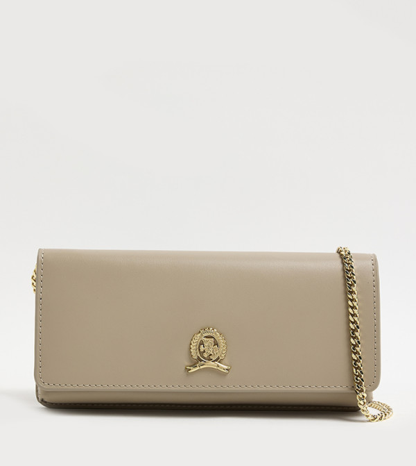 Logo Detail Clutch Bag