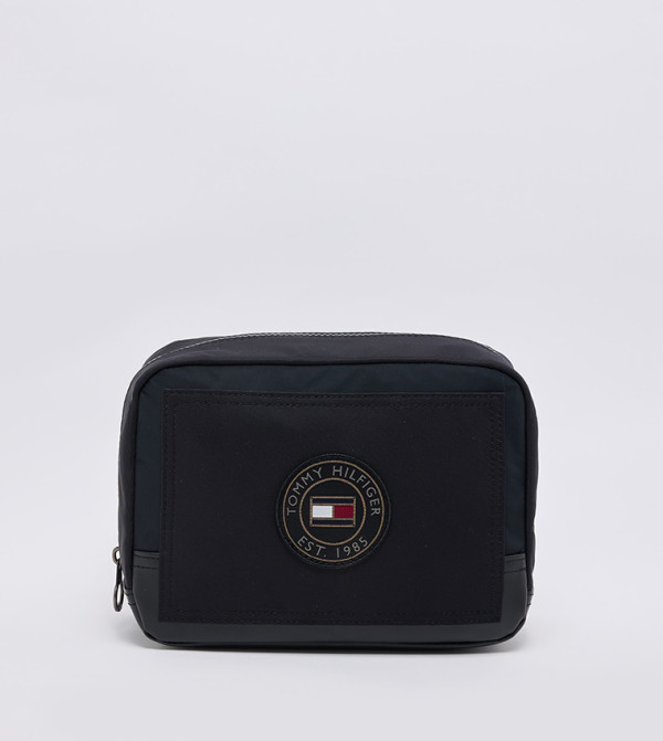 Badge Detail Washbag