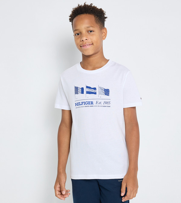 Logo Printed Short Sleeves T-Shirt