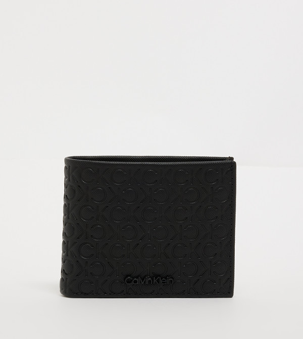 Monogram Detail Bi-Fold Wallet