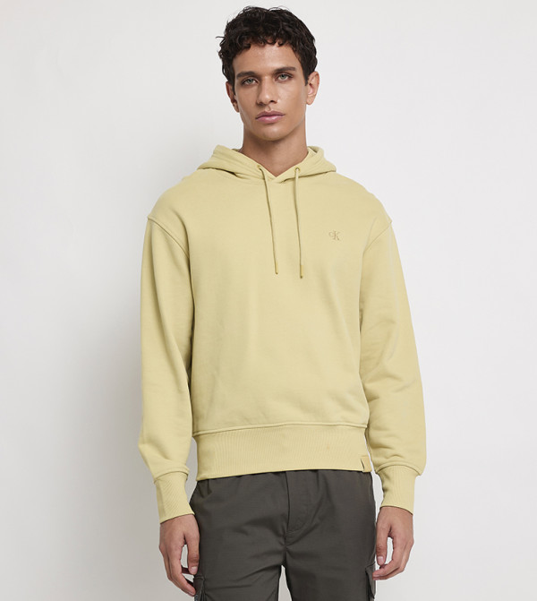 Logo Embroidered Long Sleeves Hoodie