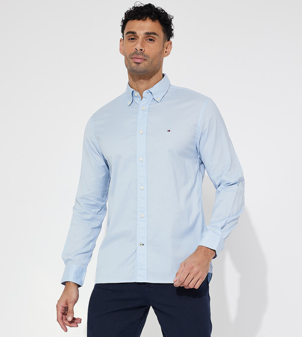 Logo Detail Long Sleeves Shirt