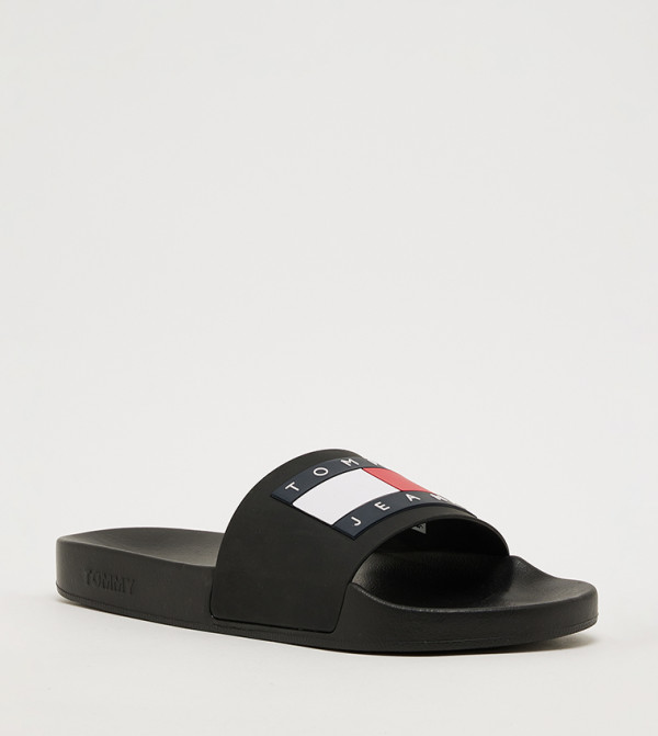 Logo Printed Open Toe Pool Slides