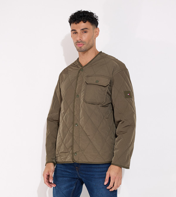 Quilted Pocket Detail Jacket