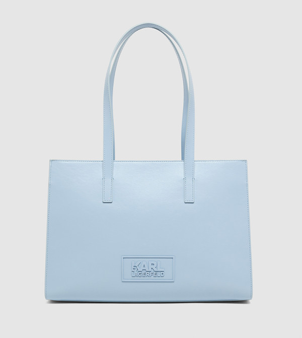 Logo Embossed Tote Bag
