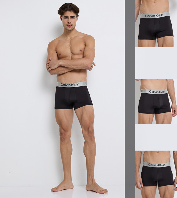 Pack of 3 Logo Waistband Trunks