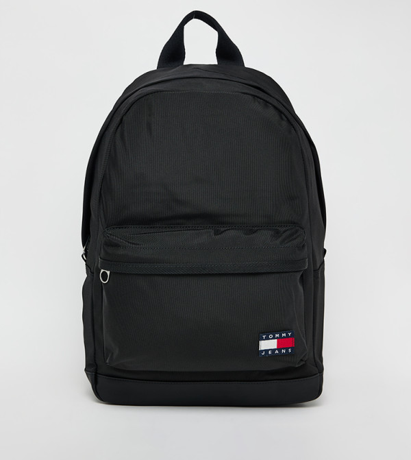 Logo Badge Zip Around Backpack