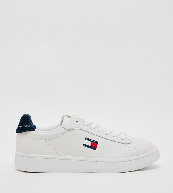 Textured Low-Top Sneakers