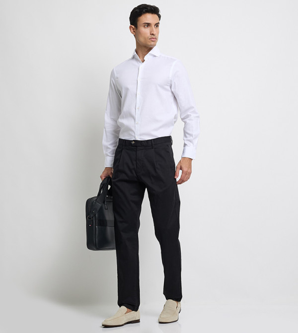 HARLEM Logo Detail Chino Pants