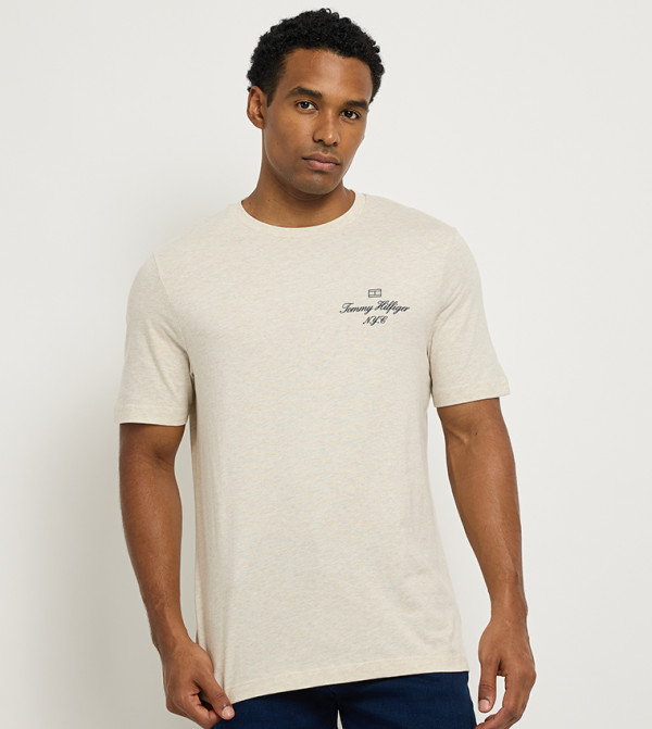 Logo Detail Crew Neck T-Shirt