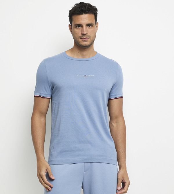 Logo Printed Crew Neck T-Shirt