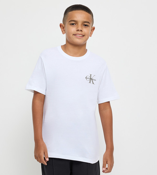 Logo Printed Crew Neck T-Shirt