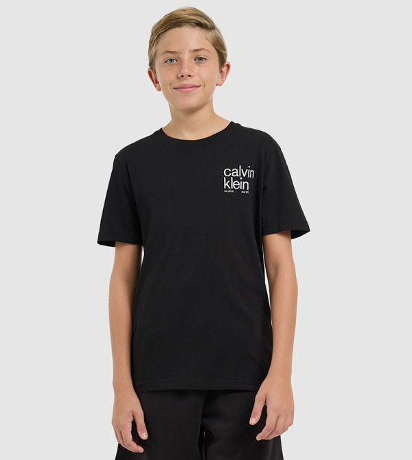 Logo Detail Crew Neck T-Shirt