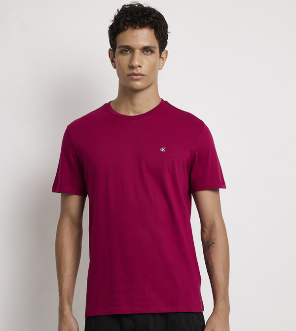 Monogram Detail Short Sleeves T-Shirt