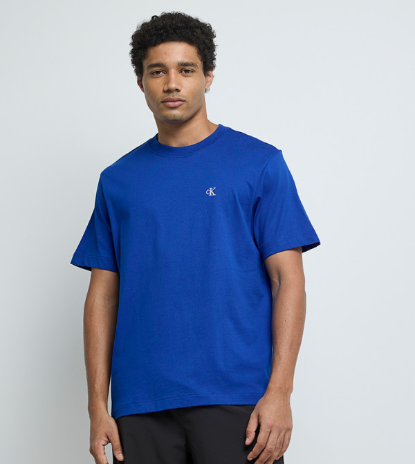 Embroidered Crew Neck T-Shirt