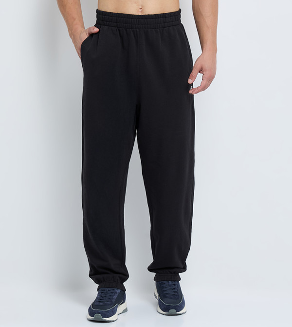 Solid Relaxed Fit Joggers
