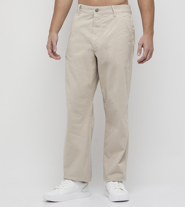 90S Straight Fit Twill Chinos