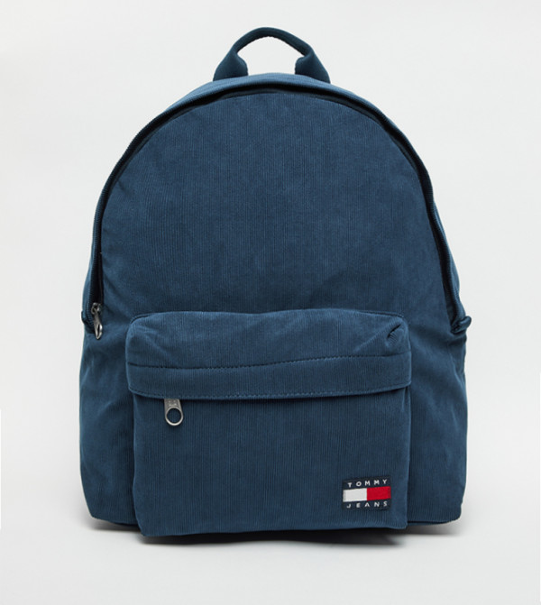 Flag Detail Zippered Backpack