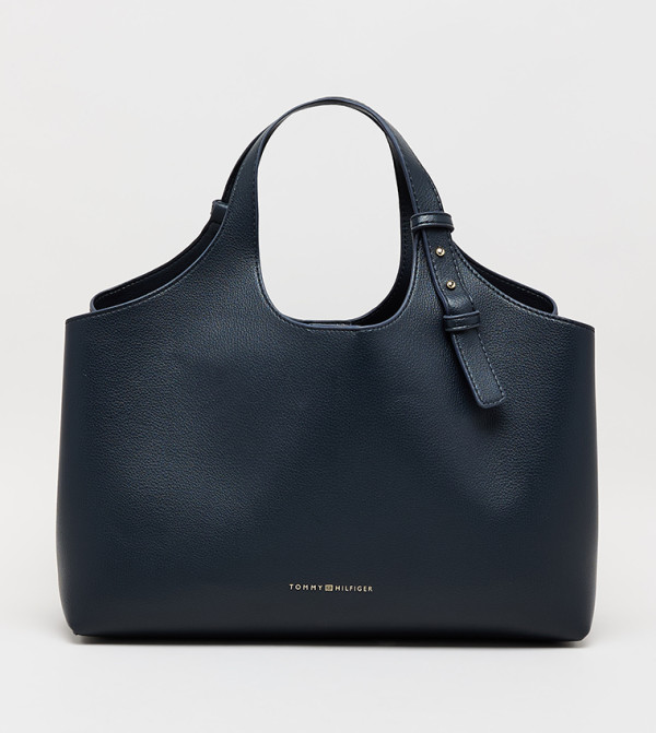 Textured Satchel Bag