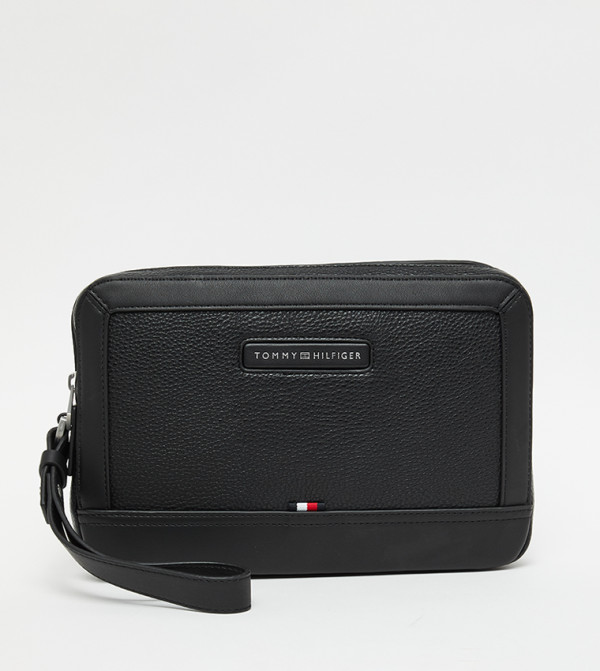 CENTRAL Textured Zippered Pouch