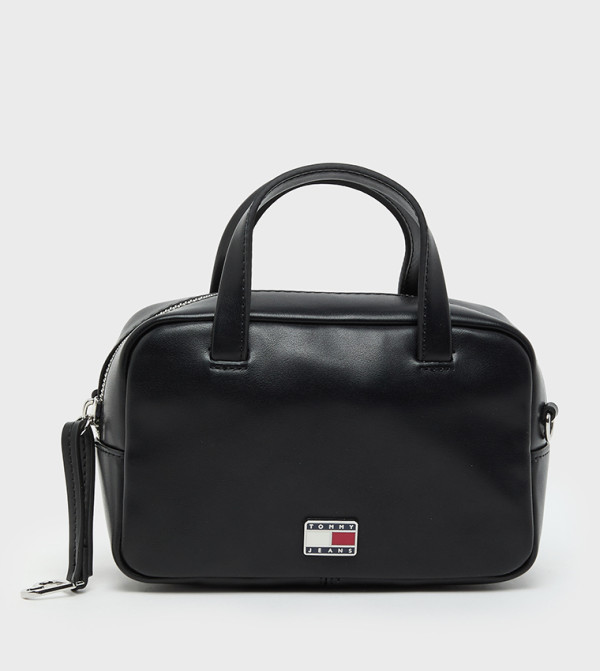 شنطة ساتشل ميني بشعار وسحاب 