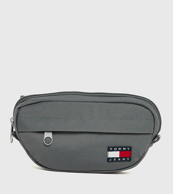 Logo Detail Zippered Waist Bag