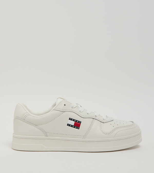 Logo Printed Lace-Up Sneakers