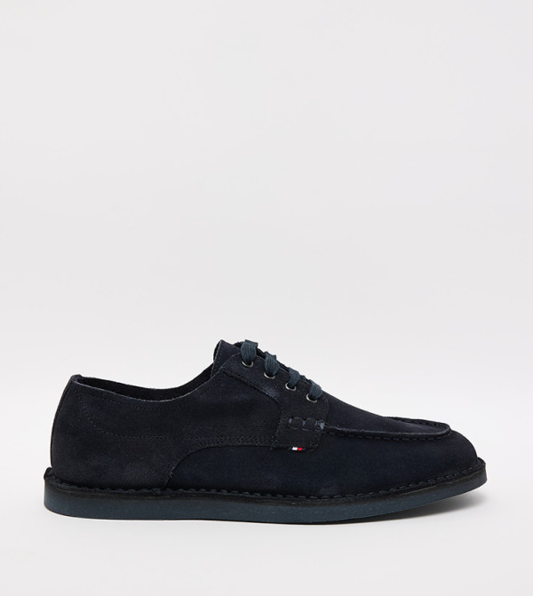 Stitch Down Suede Derby Shoes