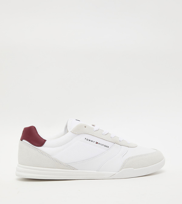 Logo Printed Cupsole Lace-Up Sneakers