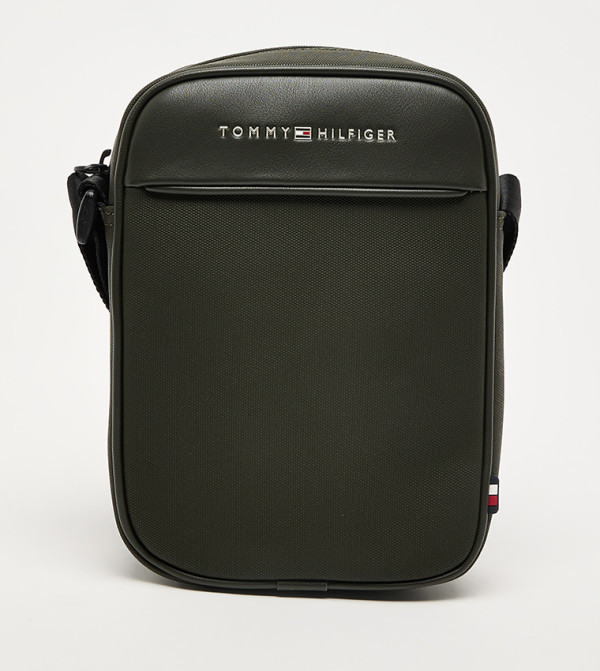 Textured Reporter Bag