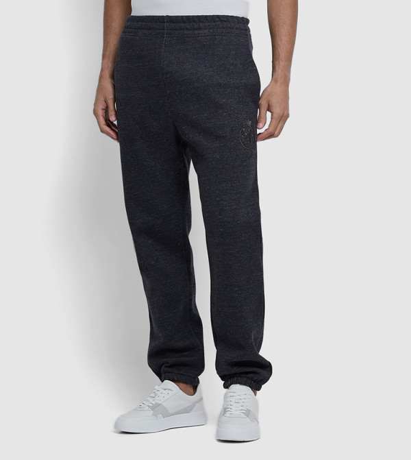 Logo Embroidered Elastic Waist Joggers