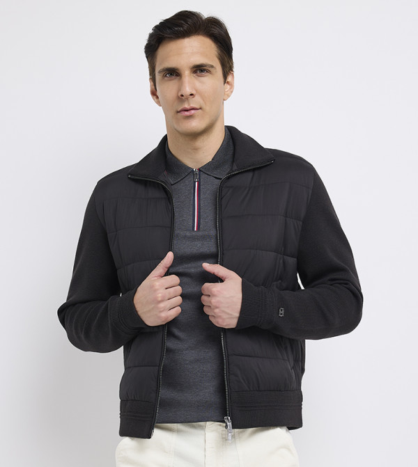 Zip-Through Long Sleeves Puffer Jacket