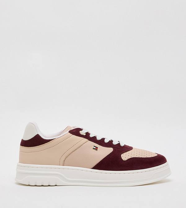 Color Block Low-Top Sneakers