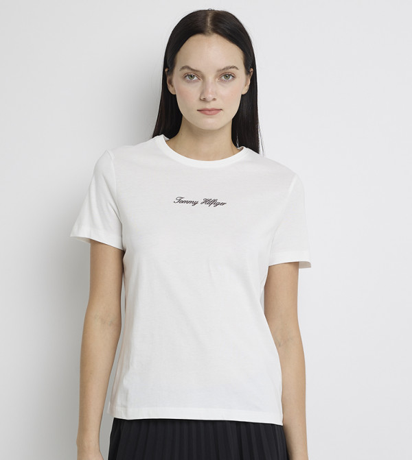 تيشيرت كلاسيك كم قصير 