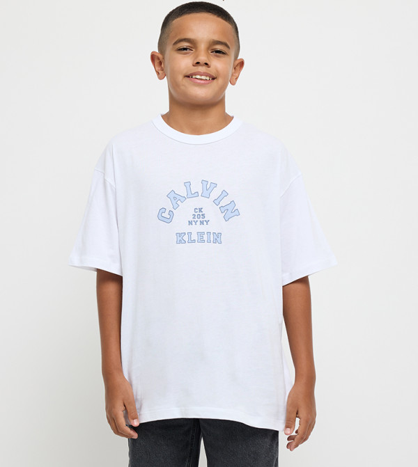 Logo Printed Crew Neck T-Shirt