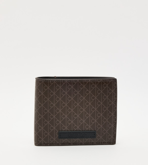 Monogram Printed Bi-Fold Wallet