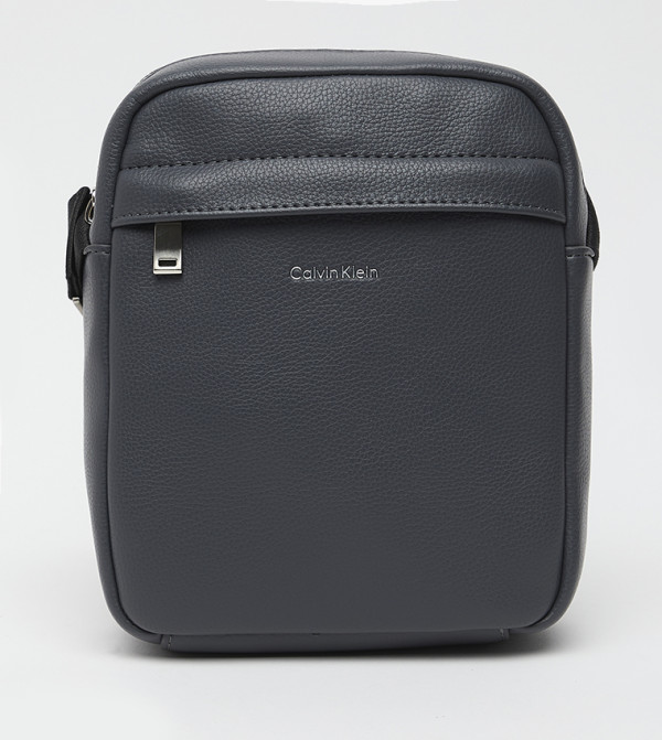 Logo Detail Reporter Bag