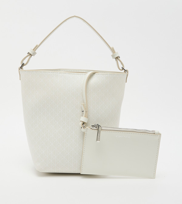 Monogram Patterned Bucket Bag