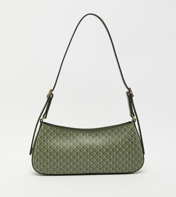 Monogram Patterned Shoulder Bag