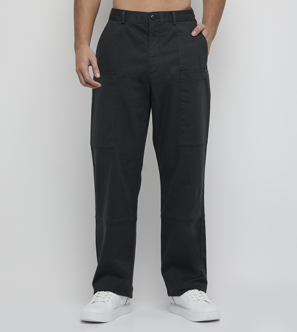 90S Mid Rise Straight Fit Pants
