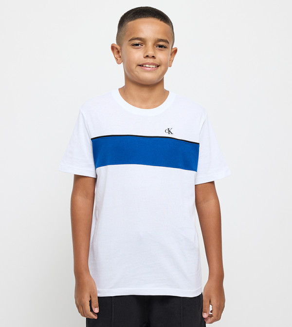 Color Block Crew Neck T-Shirt