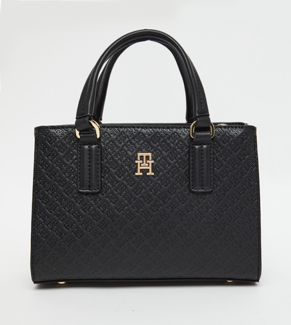 Monogram Patterned Mini Tote Bag