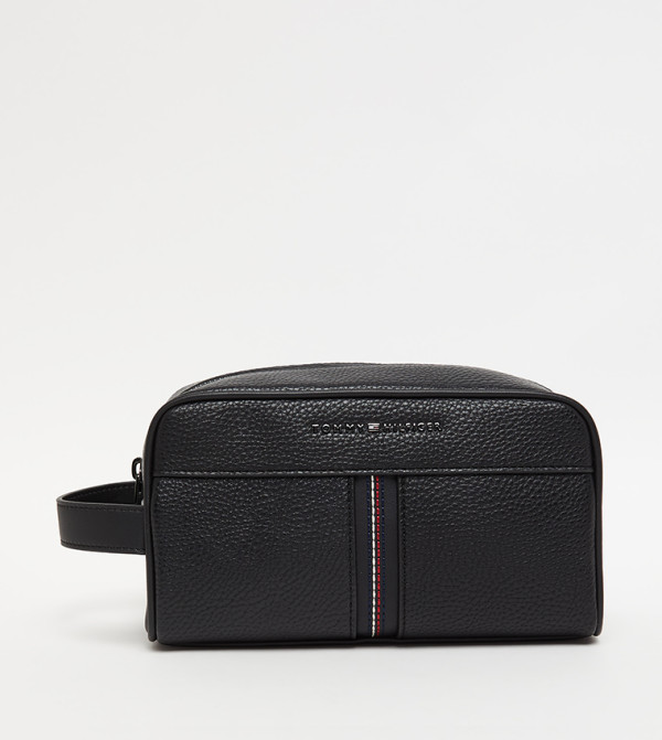 شنطة أدوات زينة بسحاب وشعار 