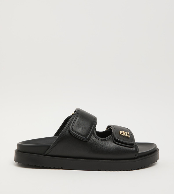 Double Strap Leather Comfort Sandals