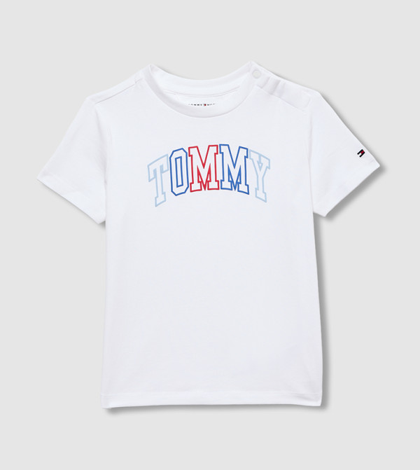 Monotype Printed Short Sleeves T-Shirt