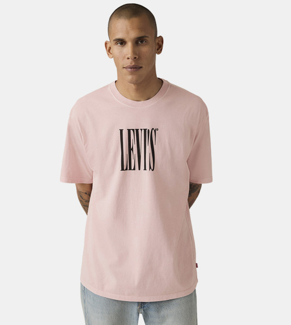 تيشيرت كاجوال كم قصير وطبعة