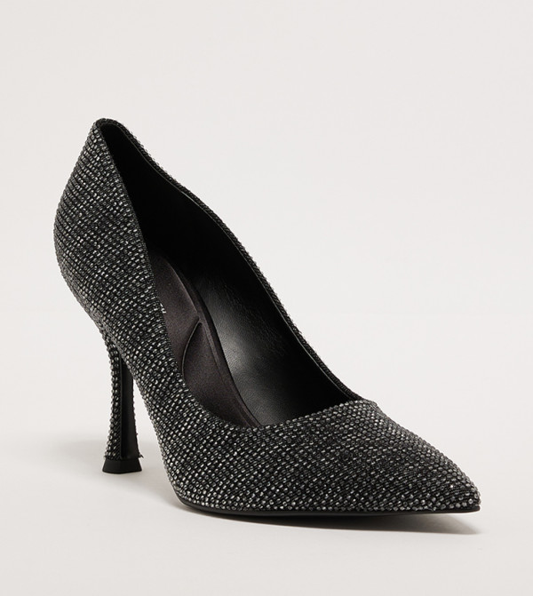 Embellished Pointed Toe Pumps