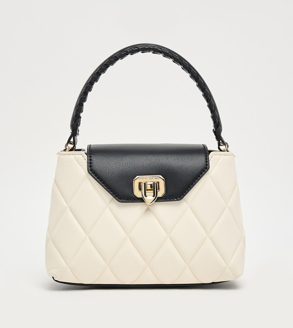 ARWEN Quilted Braided-Strap Shoulder Bag