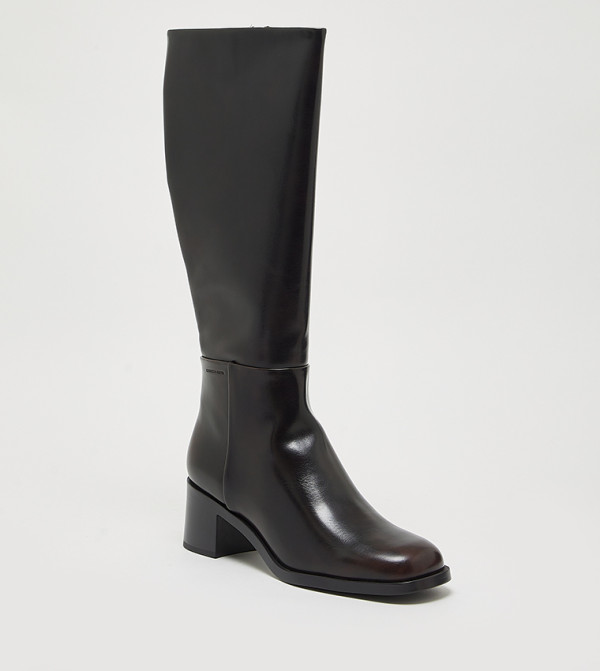 Louise Block Heel Knee-High Boots